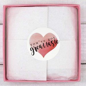 50 YOU'VE GOT GREAT TASTE Sticker 2" - heart